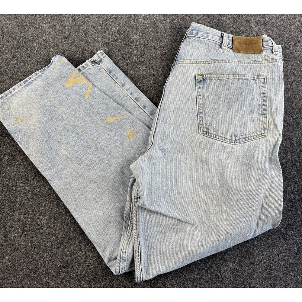 VTG Calvin Klein Easy Fit Jeans 40x30 Double Stone Denim Workwear
